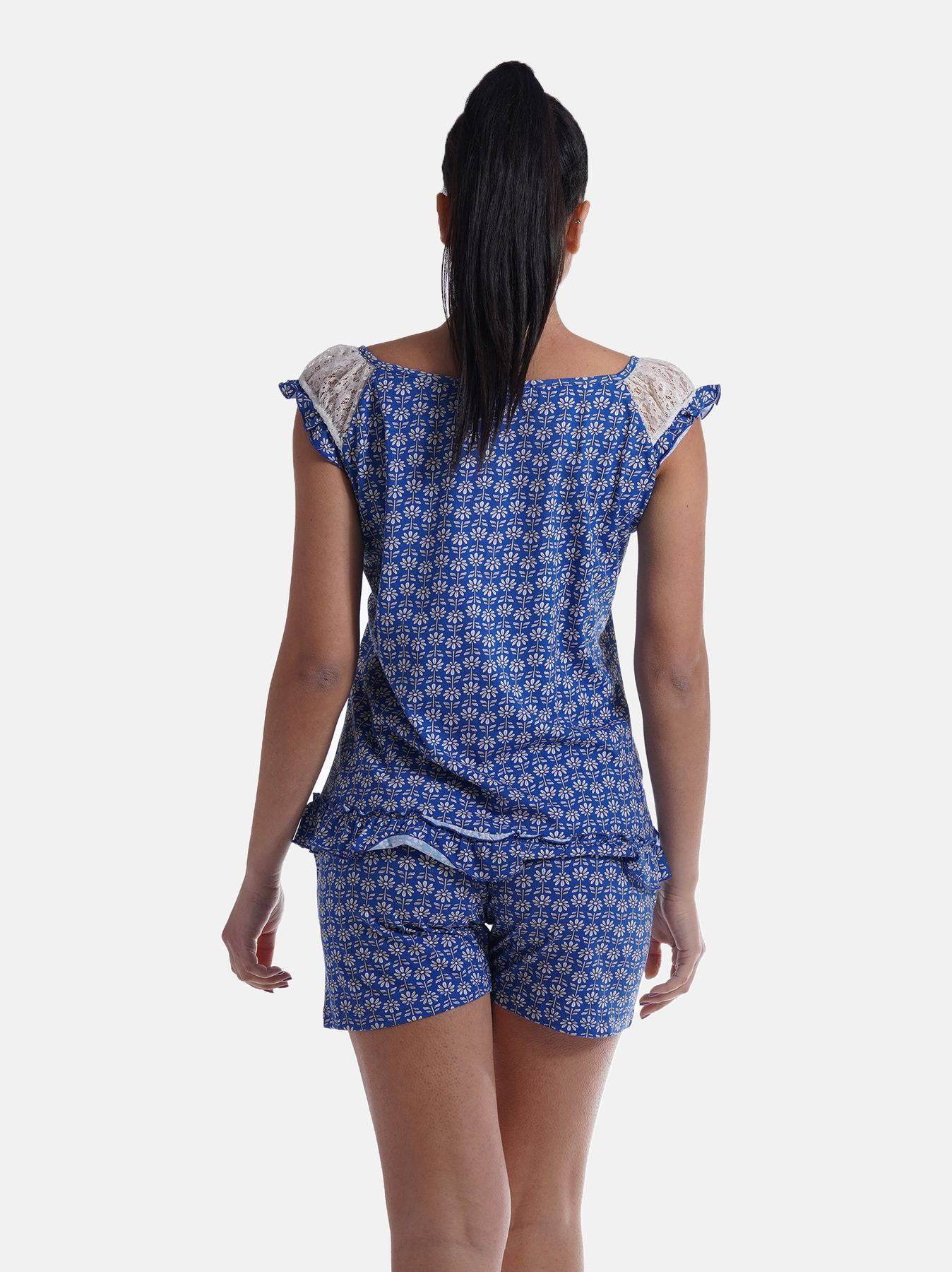 Pigiama corto Donna E2347 Fida - evabiancheria